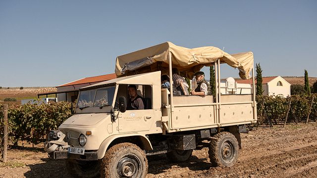 Visite en camion 4x4 du vignoble et point de vue avec apéritif et dégustation de vins