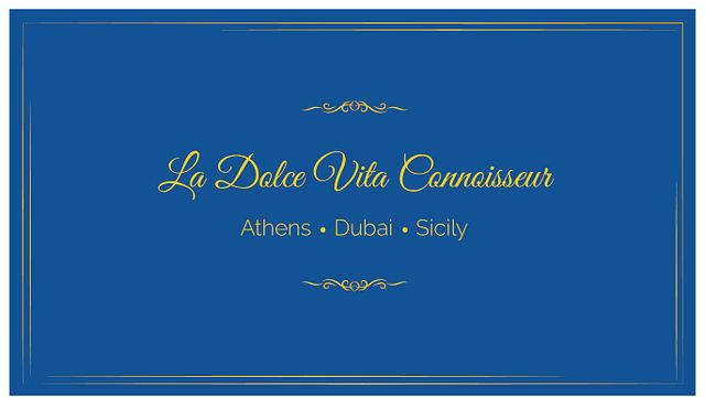 Thomas, La Dolce Vita Connoisseur on Sicily