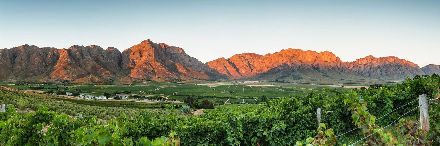 Slanghoek Valley, Worcester in Breede River Valley Wine Region, South Africa