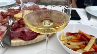 Degustação de vinhos brancos exclusivos em uma vila veneziana