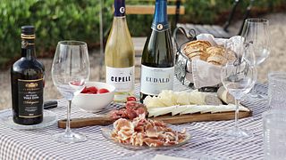 Beginnen Sie den Tag mit einem malerischen katalanischen Frühstück im Weingut Eudald Massana