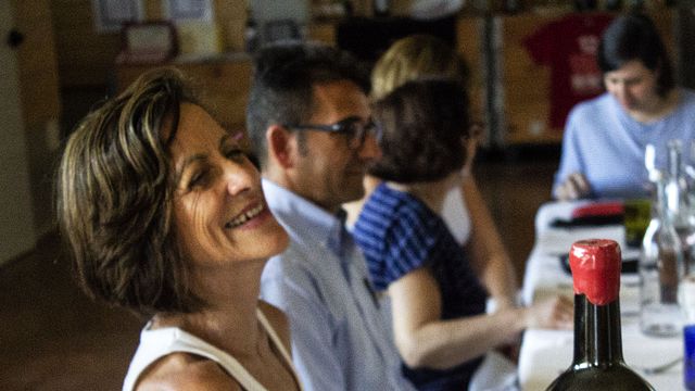 Déjeuner avec le vigneron chez Elena Fucci