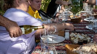 Vinprovningsupplevelse på Voskeni Wines