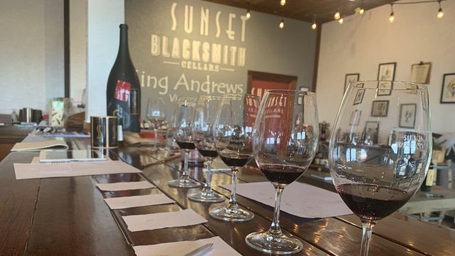 Dégustation de vins et visite des caves Sunset Cellars