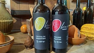 Vinprovning på Obene Winery