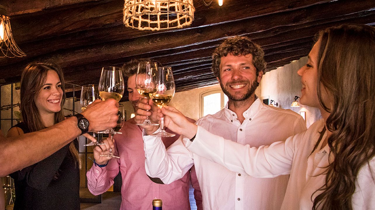 Visita a aldeias tradicionais espanholas e vinícolas com degustação de vinhos e almoço de tapas
