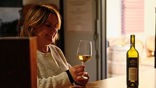 White and rosé wines tasting
